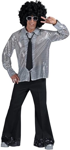 Disco pants with sequin - pants,